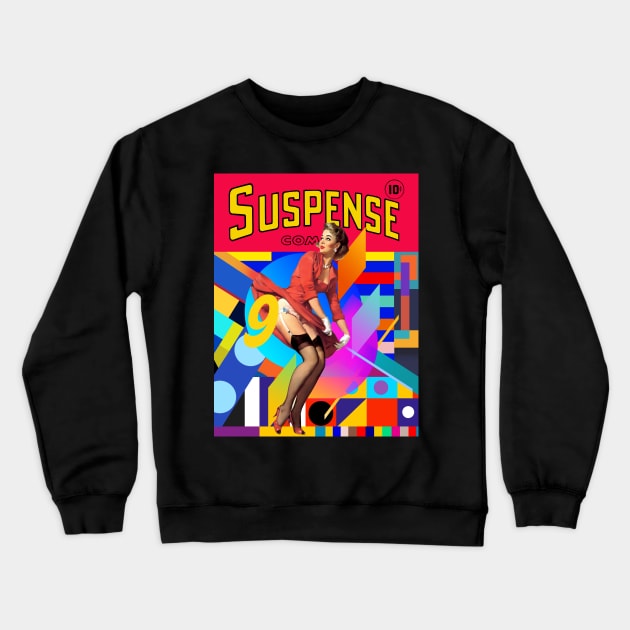 Pulp Magazine Crewneck Sweatshirt by Trazzo